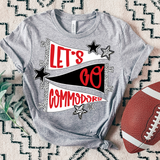 Commodors Lets Go Star Banner Trio DTF Print