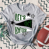 Loftis Lets Go Star Banner Trio DTF Print