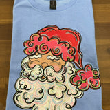 Painted Shimmer Santa DTF Print