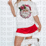 Quilted Santa Element DTF Print