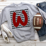 Wolves Funky Repeat DTF Print