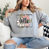 Lollie Floral Frame DTF Print