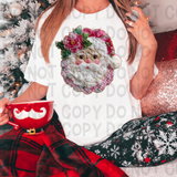 Quilted Santa Element DTF Print