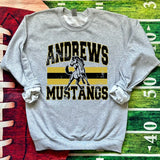 Hometown Classic Andrews Mustangs DTF Print