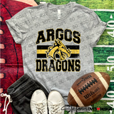 Classic Hometown Argos Dragons DTF Print