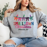 Pikeville Faux Yarn Small Town Christmas DTF Print