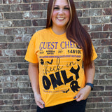 Check in Only Halloween Guest Check DTF Print