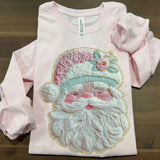 French Knot Santa DTF Print