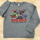 Super Santa Super Hero Christmas DTF Print