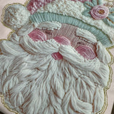 French Knot Santa DTF Print