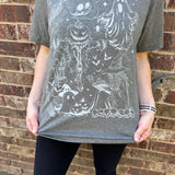 Horror Halloween Sketch DTF Print