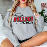 Bulldog Baseball 01 DTF Print