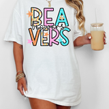 Beavers Spring Star Doodle Mix DTF Print