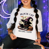 Black Cat Social Club DTF Print