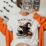 Black Cat Social Club DTF Print