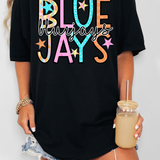 Bluejays Spring Star Doodle Mix DTF Print