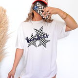 Bombers Checker Star Trio DTF Print