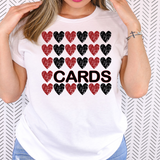 Cards Heart Collage DTF Print
