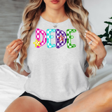 Dede Checker Sketch DTF Print