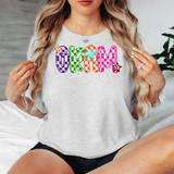 Gram Checker Sketch DTF Print