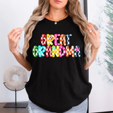 Great Grandma Checker Sketch DTF Print