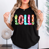 Lolli Checker Sketch DTF Print