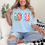 Lolli Checker Sketch DTF Print