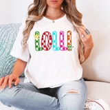 Lolli Checker Sketch DTF Print