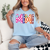 Mimi Checker Sketch DTF Print