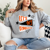 Cowboys Star Banner Trio DTF Print