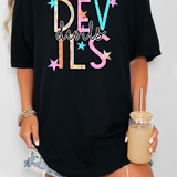 Devils Star Doodle Mix DTF Print