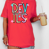Devils Star Doodle Mix DTF Print