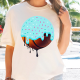 Drippy Basketball DTF Print