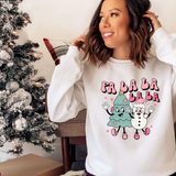 Fa La La Tree Snowman DTF Print