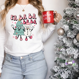 Fa La La Tree Snowman DTF Print