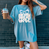 Preppy Coquette Blue/Pink Middle High DTF Print