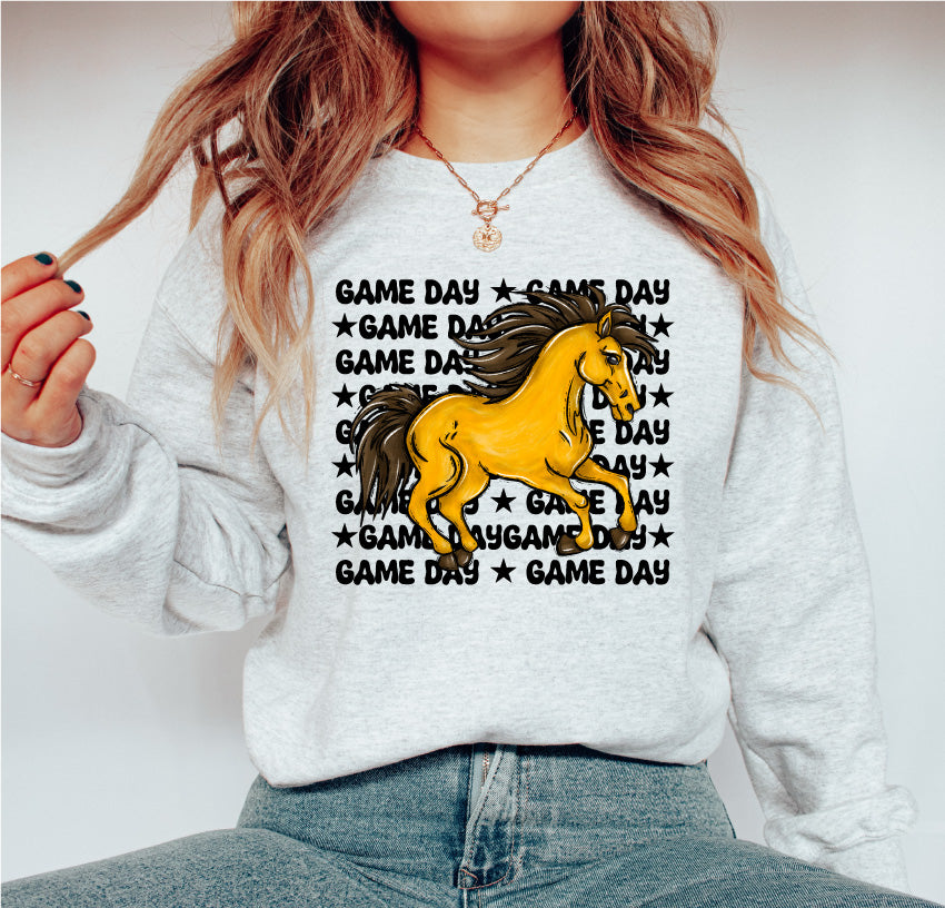 Game Day Mustangs DTF Print Torch Light