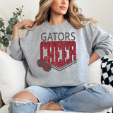 Gators Glitter Cheer DTF Print