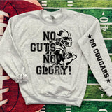 No Guts No Glory Cougars DTF Print