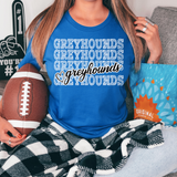 Greyhounds Stacked Sketch DTF Print
