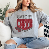 Gators Cheer Glitter Effect DTF Print
