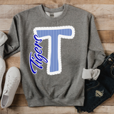 Tigers Ruffle Seersucker Teams DTF Print