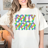 Glitter Salty Mama DTF Print
