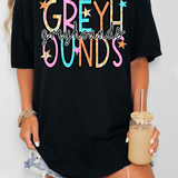Greyhounds Star Doodle Mix DTF Print