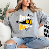 Hawks Star Banner Trio DTF Print