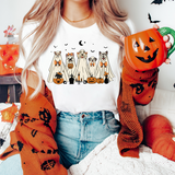 Halloween Girl Dogs Bow DTF