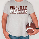Pikeville Panthers Varsity Stacked Two Tone DTF Print