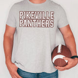 Pikeville Panthers Varsity Stacked DTF Print