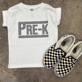 Back to School Checker DTF Print