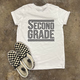 Back to School Checker DTF Print
